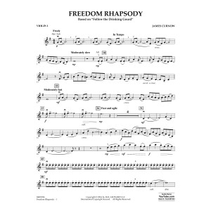 Freedom Rhapsody (based on "Follow the Drinking Gourd") - Violin 1